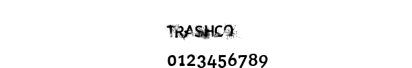 Fuente trashco.ttf