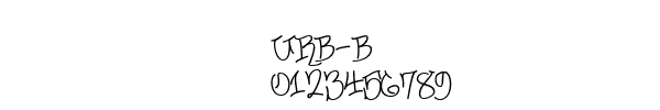 Fuente urb-b.ttf
