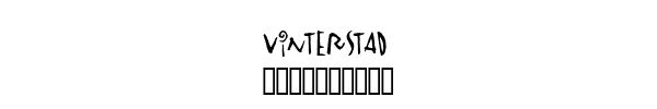 Fuente vinterstad.ttf