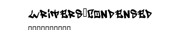 Fuente writers_condensed.TTF