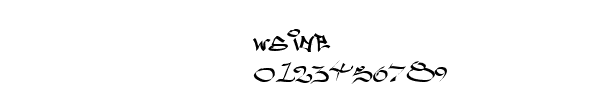 Fuente wside.TTF