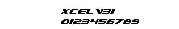 Fuente xcelv3i.ttf