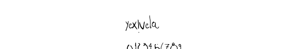 Fuente yexivela.ttf