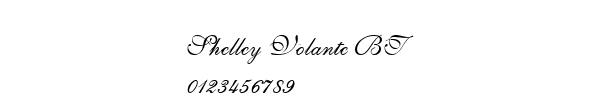 Fuente Shelley Volante BT.ttf