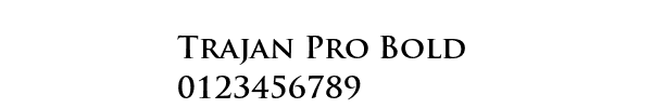 Fuente Trajan Pro Bold.ttf