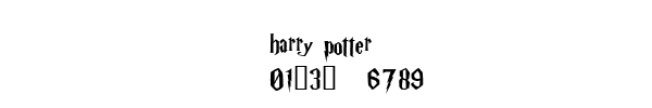 Fuente harry potter.TTF