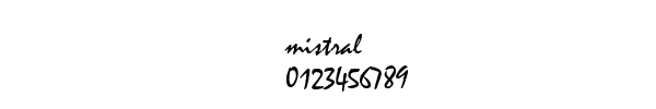 Fuente mistral.ttf