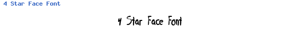 Fuente 4 Star Face Font.ttf