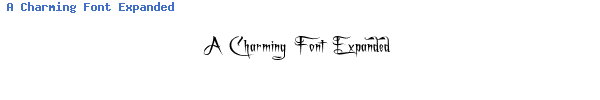 Fuente A Charming Font Expanded.TTF