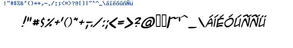 Fuente A.C.M.E. Secret Agent Italic.ttf