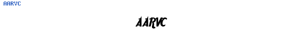 Fuente AARVC.TTF