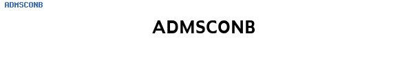 Fuente ADMSCONB.TTF