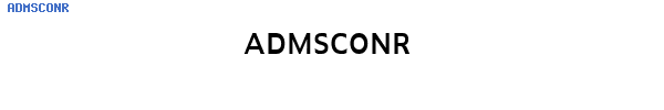 Fuente ADMSCONR.TTF