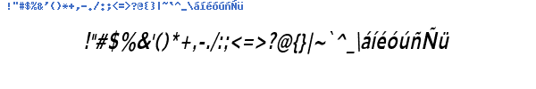 Fuente ADMSTHII.TTF