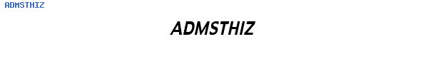 Fuente ADMSTHIZ.TTF