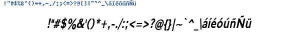 Fuente ADMSTHIZ.TTF