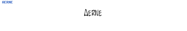 Fuente AERNE.TTF