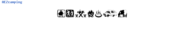 Fuente AEZcamping.ttf