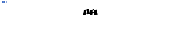 Fuente AFL.TTF