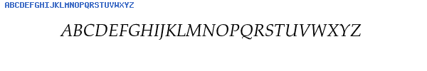 Fuente AG PalatialC Italic.ttf
