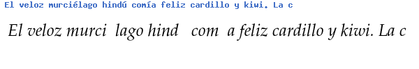 Fuente AG PalatialC Italic.ttf