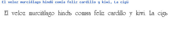 Fuente AGUCR.TTF