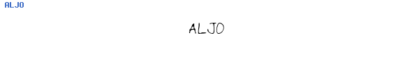 Fuente ALJO.TTF