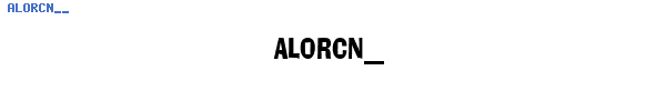 Fuente ALORCN__.TTF