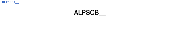 Fuente ALPSCB__.TTF