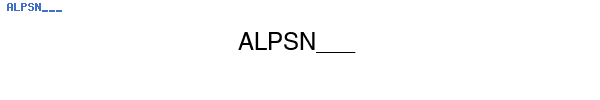 Fuente ALPSN___.TTF