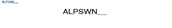 Fuente ALPSWN__.TTF