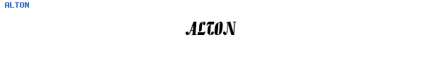 Fuente ALTON.TTF