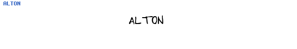 Fuente ALTON.TTF