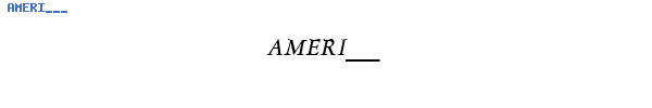Fuente AMERI___.TTF