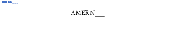 Fuente AMERN___.TTF