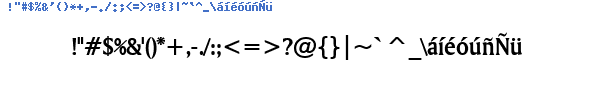 Fuente AMERRB__.TTF