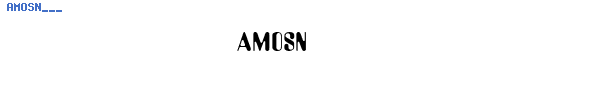Fuente AMOSN___.TTF