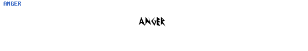 Fuente ANGER.TTF
