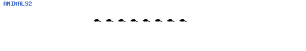 Fuente ANIMALS2.TTF