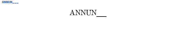Fuente ANNUN___.TTF