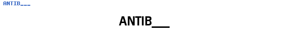 Fuente ANTIB___.TTF