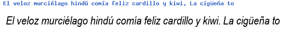 Fuente ARIALNI.TTF