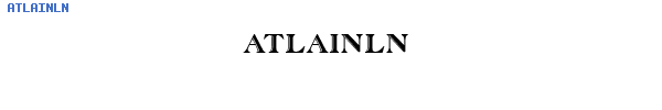 Fuente ATLAINLN.TTF