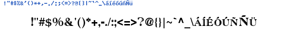 Fuente ATLAINLN.TTF