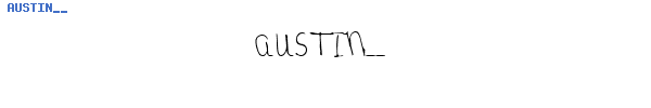 Fuente AUSTIN__.TTF