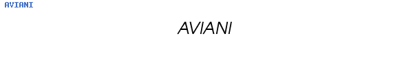 Fuente AVIANI.TTF