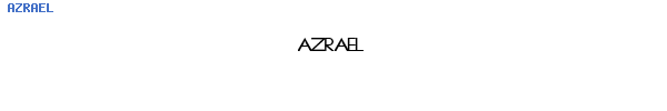 Fuente AZRAEL.TTF