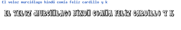 Fuente Actionsh.ttf