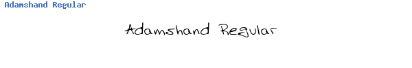 Fuente Adamshand Regular.ttf