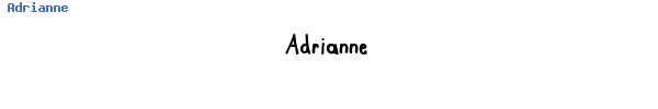 Fuente Adrianne.ttf